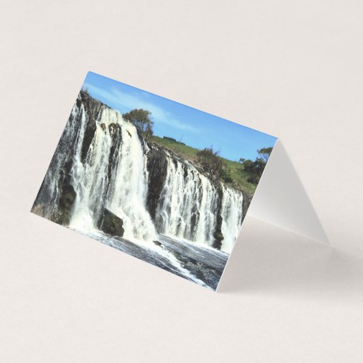 Flowing Waters of Hopkins Falls Greeting Card (Vorderseite)