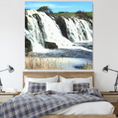 Flowing Waters of Hopkins Falls Leinwanddruck (Insitu (Schlafzimmer))
