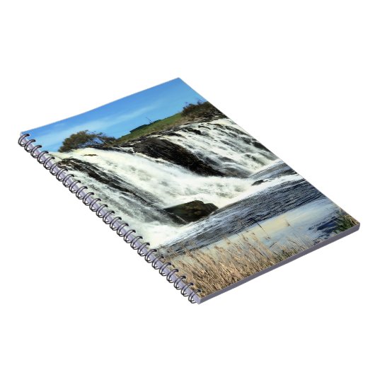 Flowing Waters of Hopkins Falls Notizblock (Rechte Seite)