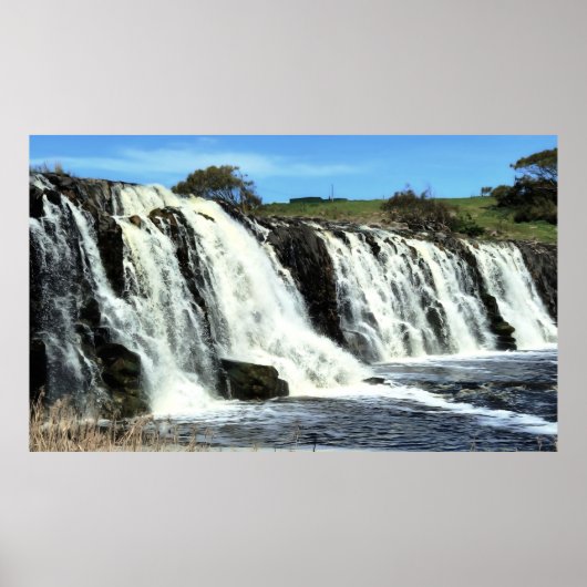 Flowing Waters of Hopkins Falls Poster (Vorne)