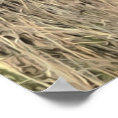 Flowing Waters of Hopkins Falls Poster (Ecke)