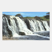 Flowing Waters of Hopkins Falls Rechteckiger Aufkleber (Vorderseite)