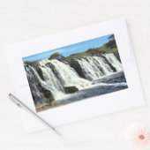 Flowing Waters of Hopkins Falls Rechteckiger Aufkleber (Umschlag)