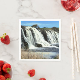 Flowing Waters of Hopkins Falls Serviette