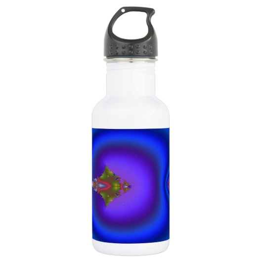 Flowndes Diamant-Fraktal Trinkflasche (Vorderseite)