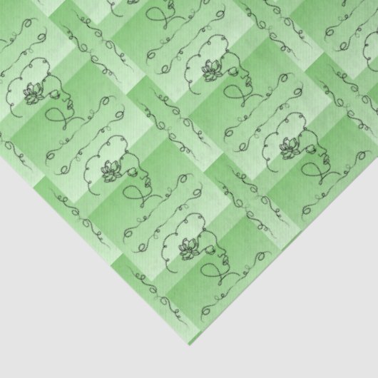 Flownseigenpapier Seidenpapier (Ausschnitt)