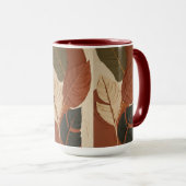 Flows | Abstrakte Bleilackierung Tasse (VorderseiteRechts)