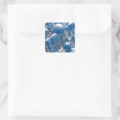 Flows Symphony Quadratischer Aufkleber (Tasche)