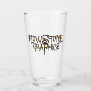 Flowstone Grafik-Logo Glas
