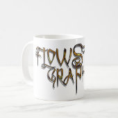 Flowstone Grafik-Logo Kaffeetasse (Vorderseite Links)