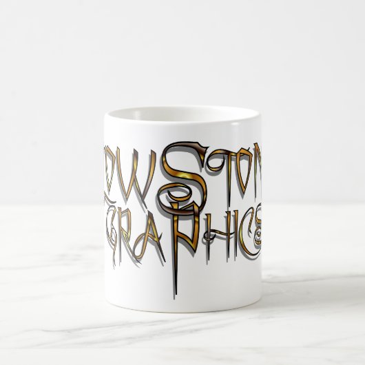 Flowstone Grafik-Logo Kaffeetasse (Mittel)