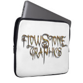 Flowstone Grafik-Logo Laptopschutzhülle (Vorne Rechts)