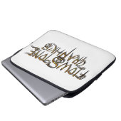 Flowstone Grafik-Logo Laptopschutzhülle (Vorne Knopf)