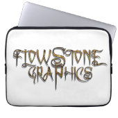 Flowstone Grafik-Logo Laptopschutzhülle (Vorderseite)