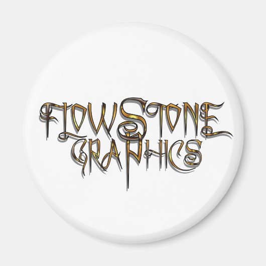 Flowstone Grafik-Logo Magnet (Vorne)