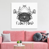 Flowstone Grafik Pixies Logo Leinwanddruck (Insitu (Wohnzimmer))