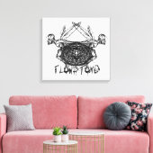 Flowstone Grafik Pixies Logo Leinwanddruck (Insitu (Wohnzimmer))