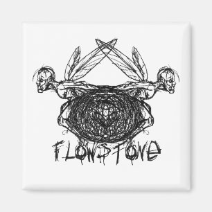 Flowstone Grafik Pixies Logo Magnet