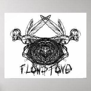 Flowstone Grafik Pixies Logo Poster