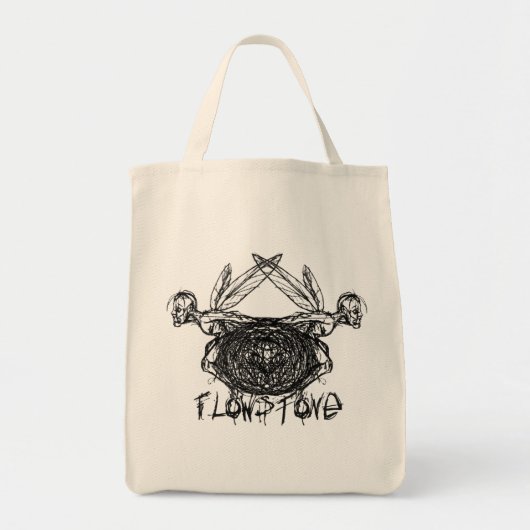 Flowstone Graphics Feen Logo Tragetasche (Vorne)