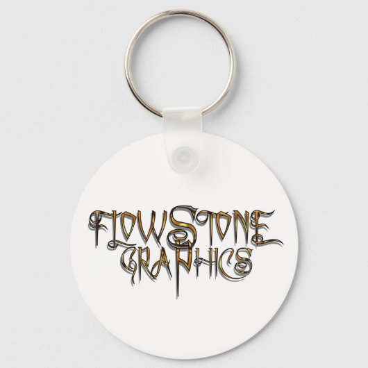 Flowstone Graphics Logo Schlüsselanhänger (Vorderseite)