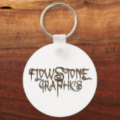 Flowstone Graphics Logo Schlüsselanhänger (Rückseite)