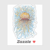 Flowy Jellyfish Aufkleber (Blatt)