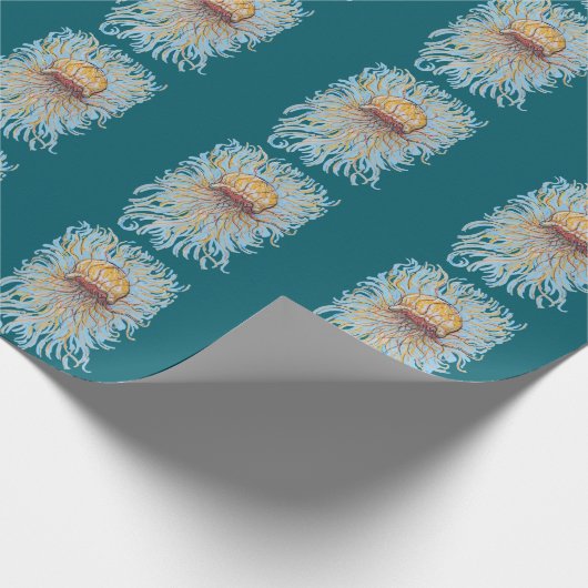 Flowy Jellyfish Geschenkpapier (Ecke)
