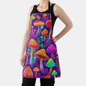 Flowy Neon Mushrooms Dance Schürze (InSitu)