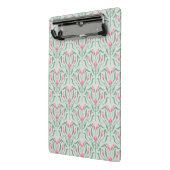 Flowy Pink Knospe Mini Klemmbrett (Gewinkelt2)