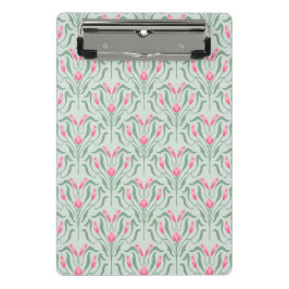 Flowy Pink Knospe Mini Klemmbrett
