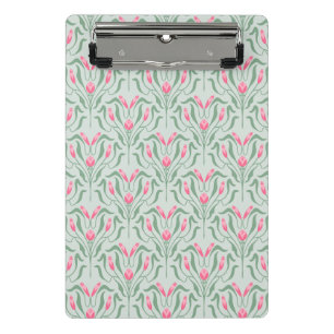 Flowy Pink Knospe Mini Klemmbrett