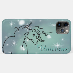 Flowy Unicorn (Hasengrün mit Sternen) Case-Mate iPhone Hülle