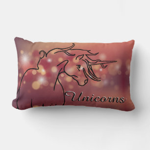 Flowy Unicorn (Maronsterne) Lendenkissen