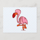 Floyd Flamingo Postkarte (Vorderseite)
