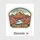 Floyd Hill, Colorado Sticker (Blatt)