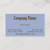 Floyd Visitenkarte (Rückseite)