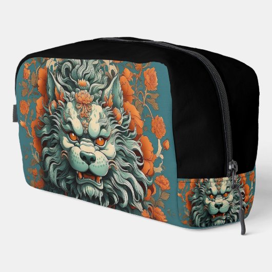 Flu Lion of Wisdom Waschbeutel (Rechte Ecke)