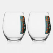 Flu Lion of Wisdom Weinglas Ohne Stiel (Rechts)