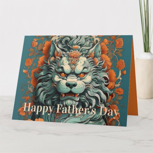 Flu Löwe der Weisheit Karte (Vorderseite)