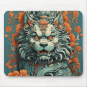 Flu Löwe der Weisheit Mousepad (Vorne)