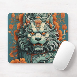 Flu Löwe der Weisheit  Mousepad