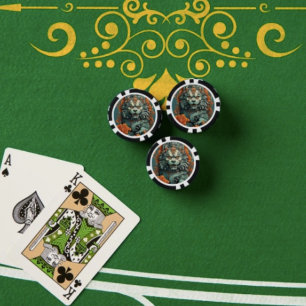 Flu Löwe der Weisheit Poker Chip