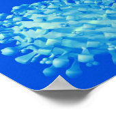 Flu vaccine, conceptual computer artwork. poster (Ecke)