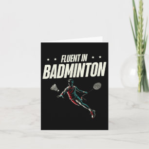 Fluat in der Badminton-Players-Shuttle Karte