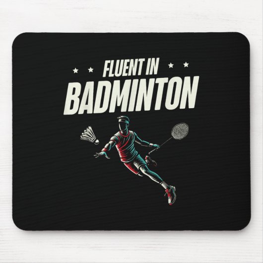 Fluat in der Badminton-Players-Shuttle Mousepad (Vorne)