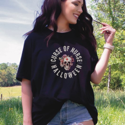 Fluch der Krankenschwester lustig T-Shirt