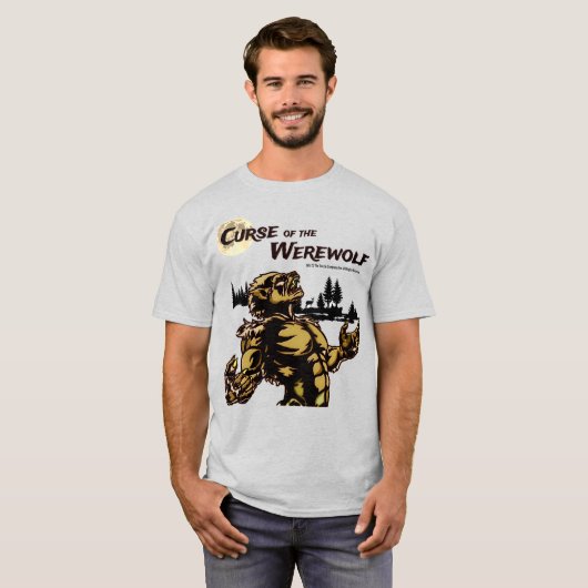 "Fluch der Werwolf" Grafischer T - Shirt (Vorne ganz)