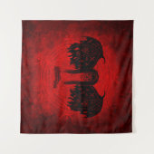 Fluch des Dämonenjägers Phantastisch Wandteppich (Vorderseite (Horizontal))