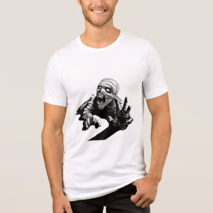 Fluch des Mumien-Horrors T-Shirt Tri-Blend Shirt